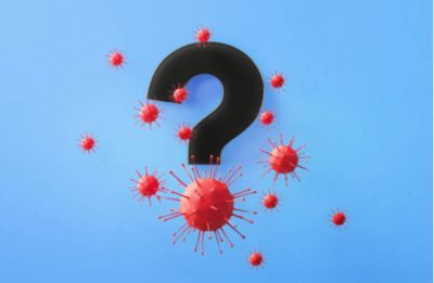 question mark with virus for period